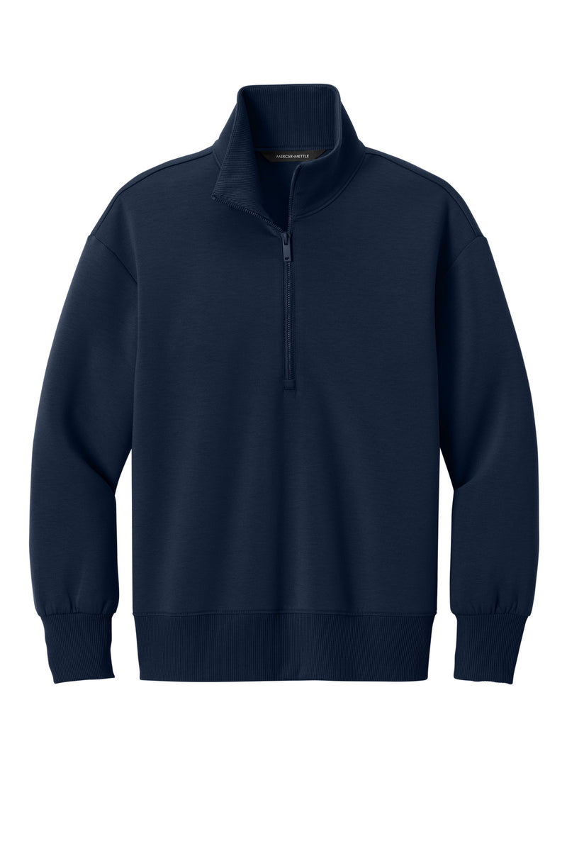 Mercer+Mettle Women's Soft Spacer 1/4-Zip - Night Navy
