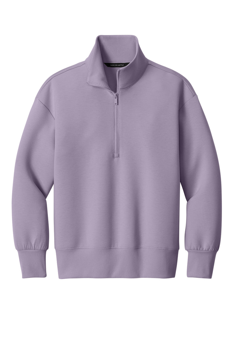 Mercer+Mettle Women's Soft Spacer 1/4-Zip - Purple Ash