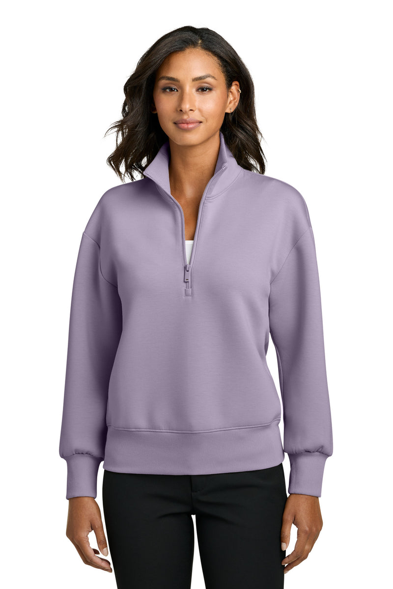 Mercer+Mettle Women's Soft Spacer 1/4-Zip - Purple Ash