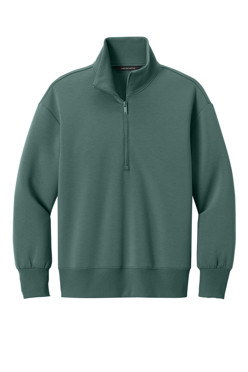 Mercer+Mettle Women's Soft Spacer 1/4-Zip - Silver Pine