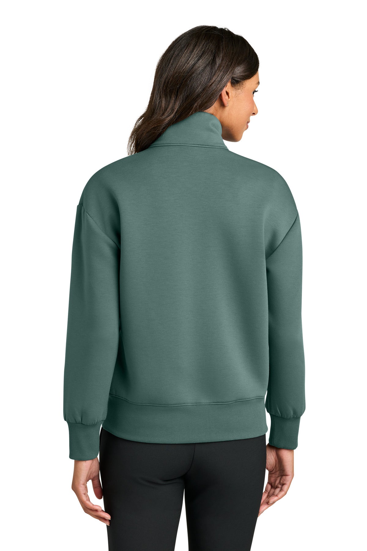 Mercer+Mettle Women's Soft Spacer 1/4-Zip - Silver Pine