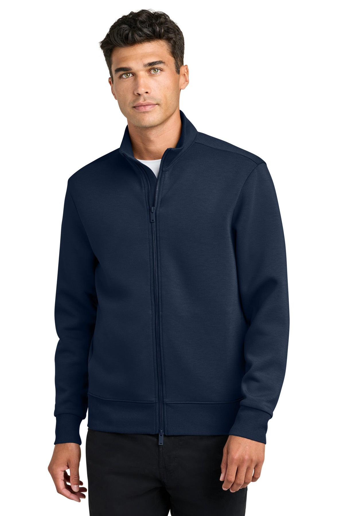 Mercer+Mettle Soft Spacer Full-Zip - Night Navy