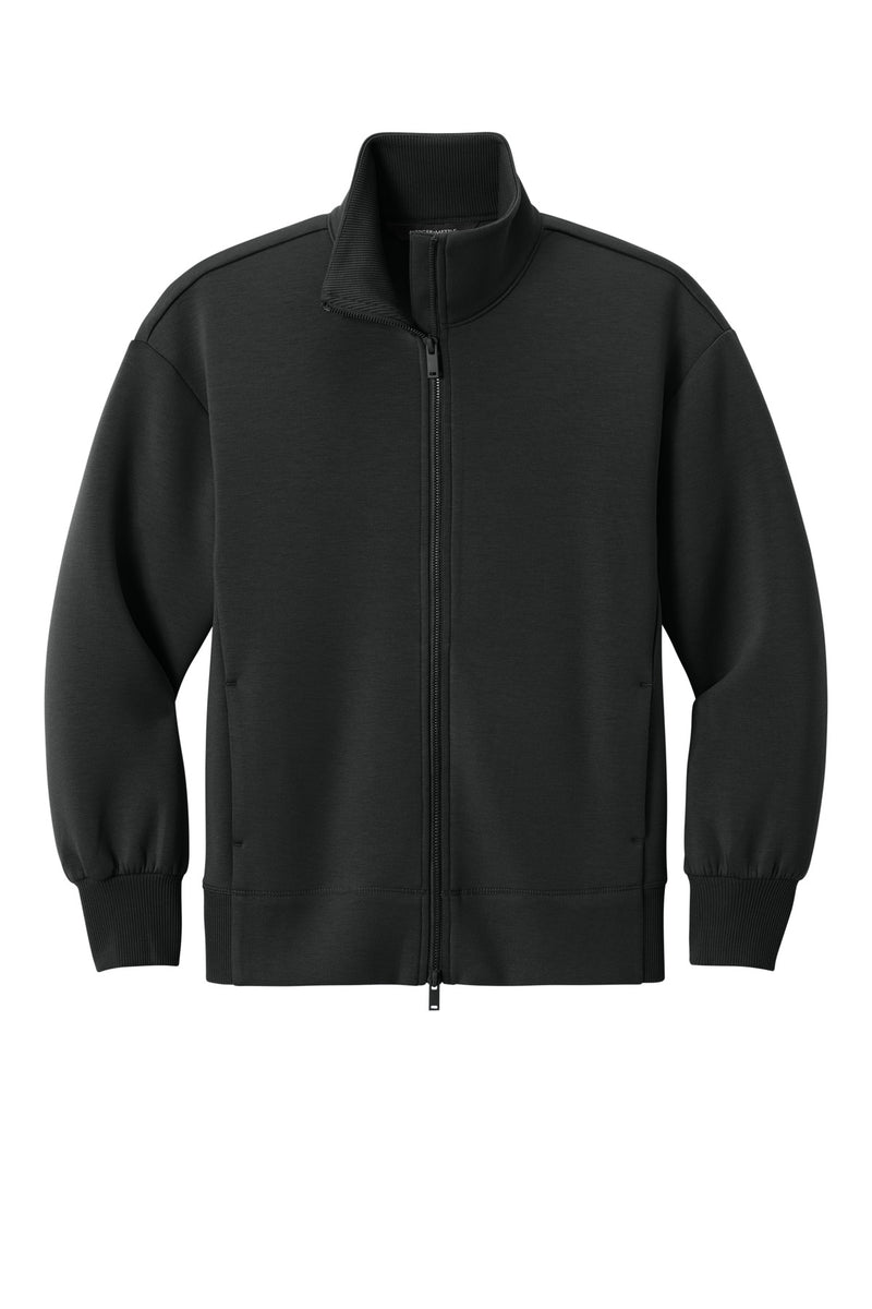 Mercer+Mettle Women's Soft Spacer Full-Zip - Deep Black