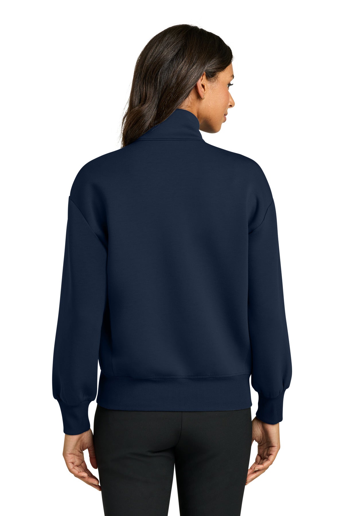 Mercer+Mettle Women's Soft Spacer Full-Zip - Night Navy
