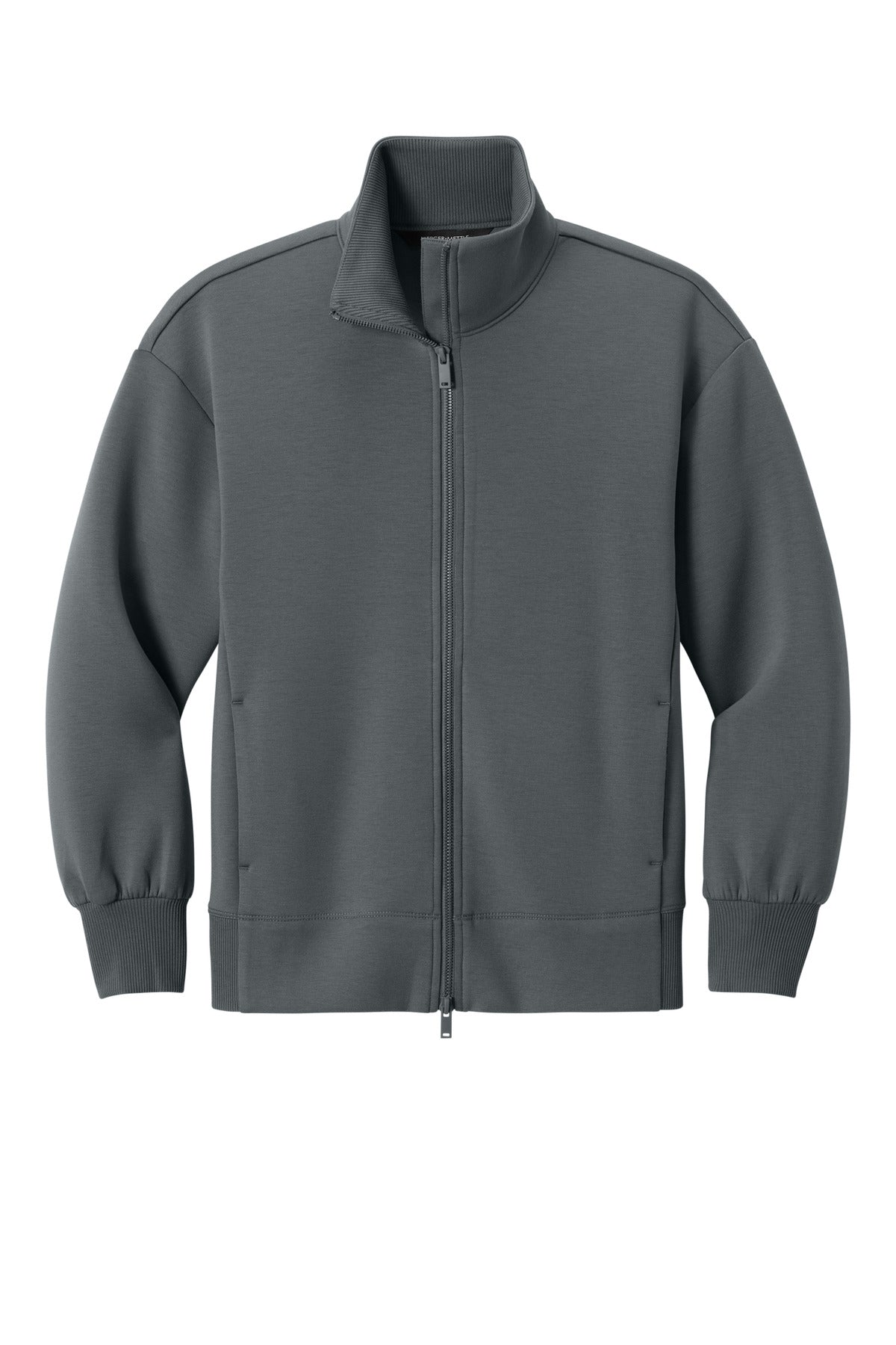 Mercer+Mettle Women's Soft Spacer Full-Zip - Storm Grey