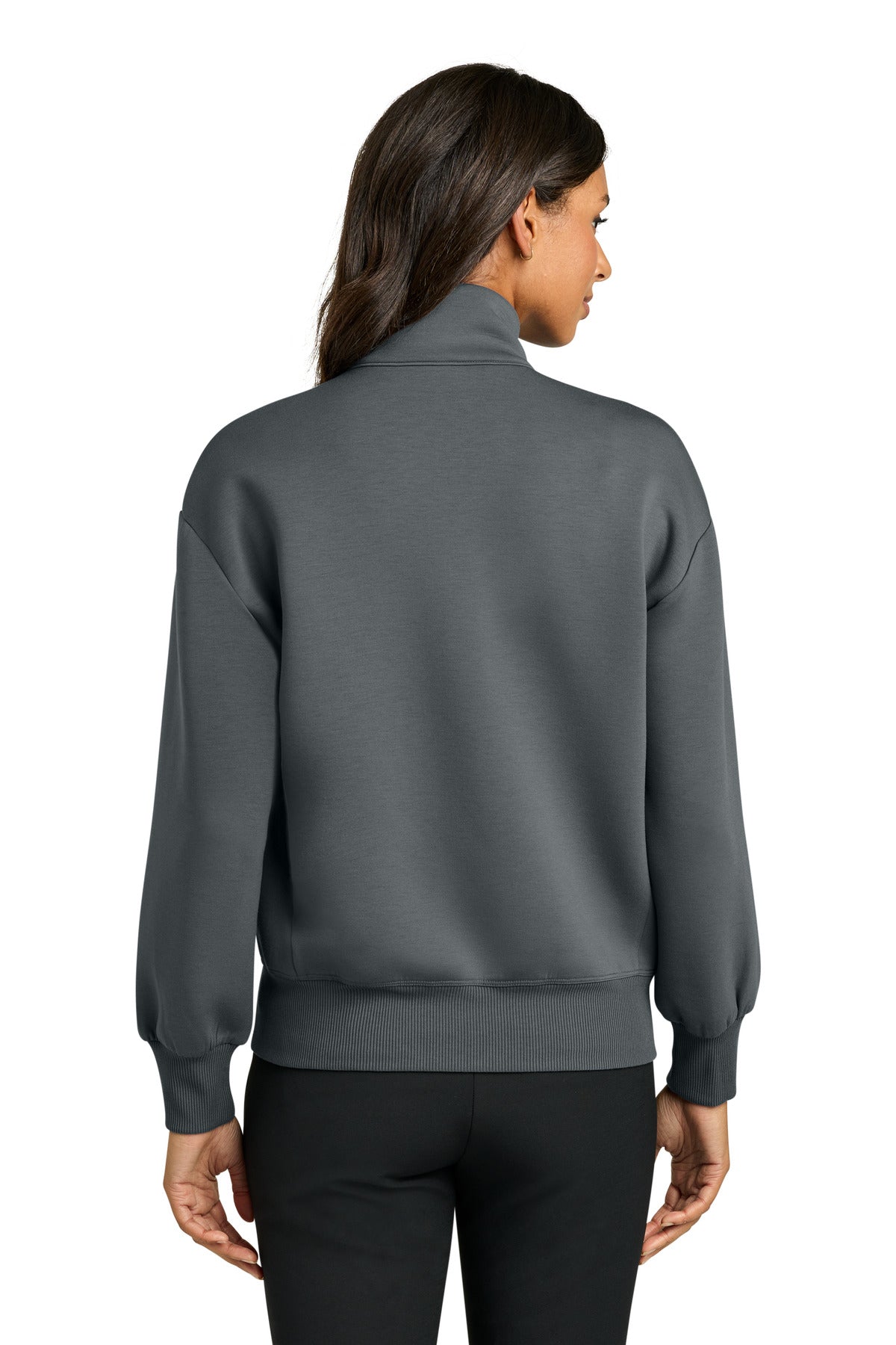 Mercer+Mettle Women's Soft Spacer Full-Zip - Storm Grey