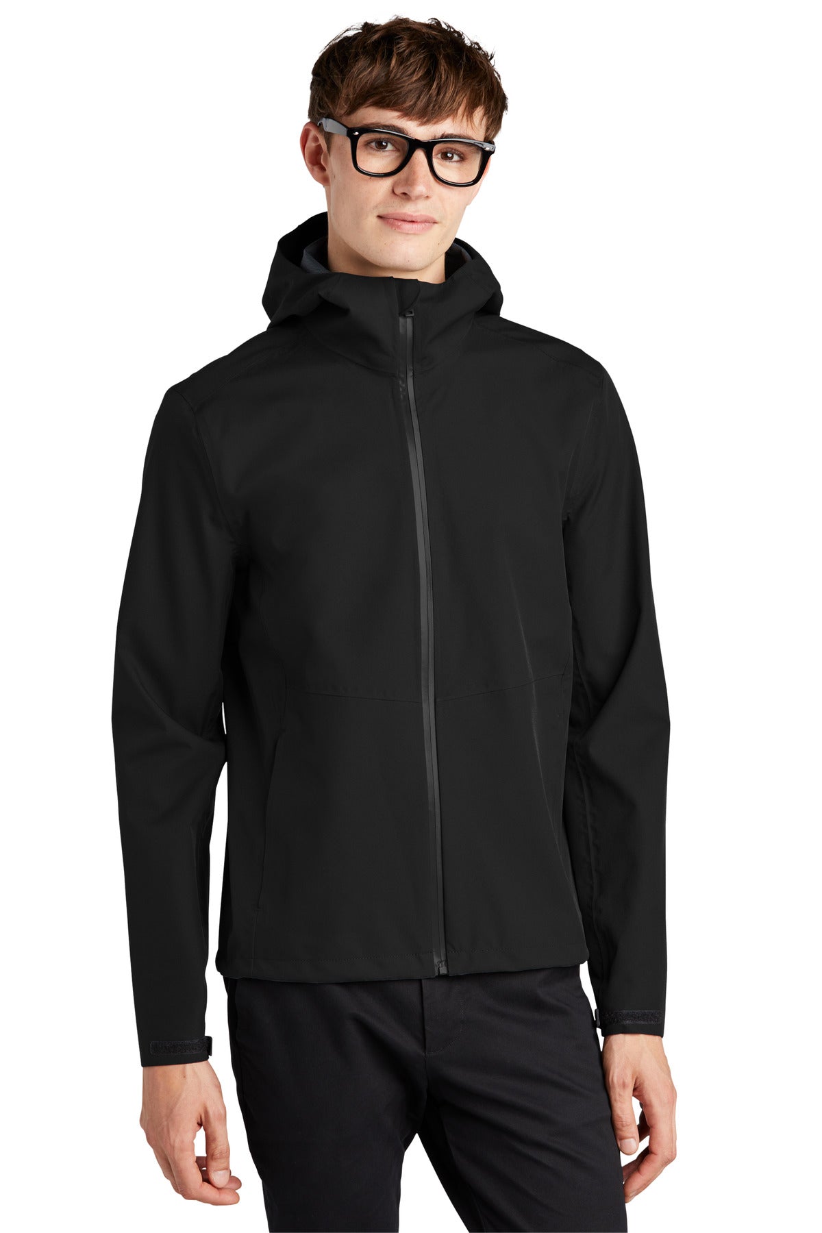 Mercer+Mettle Waterproof Rain Shell - Deep Black