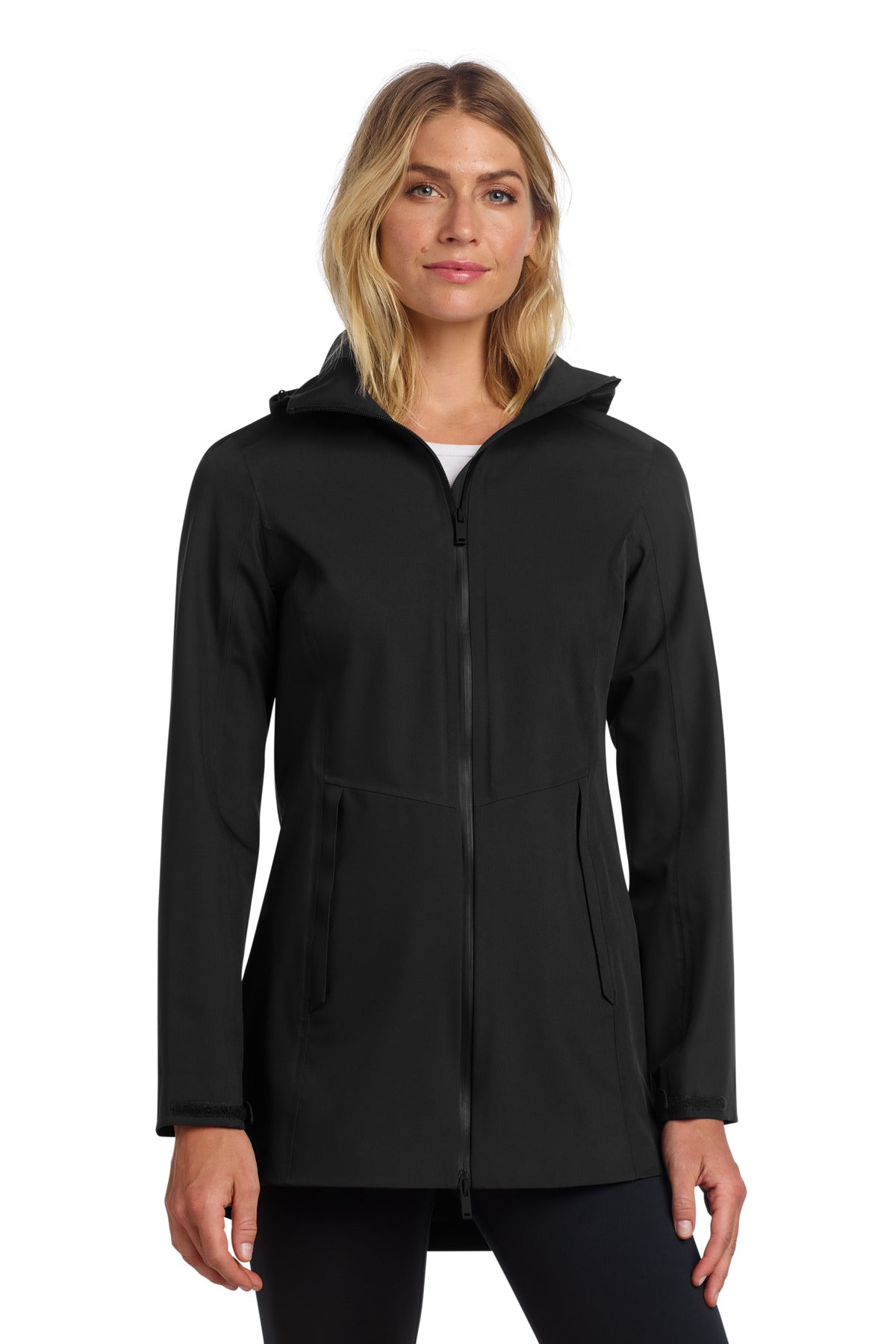 Mercer+Mettle Women's Waterproof Rain Shell - Deep Black