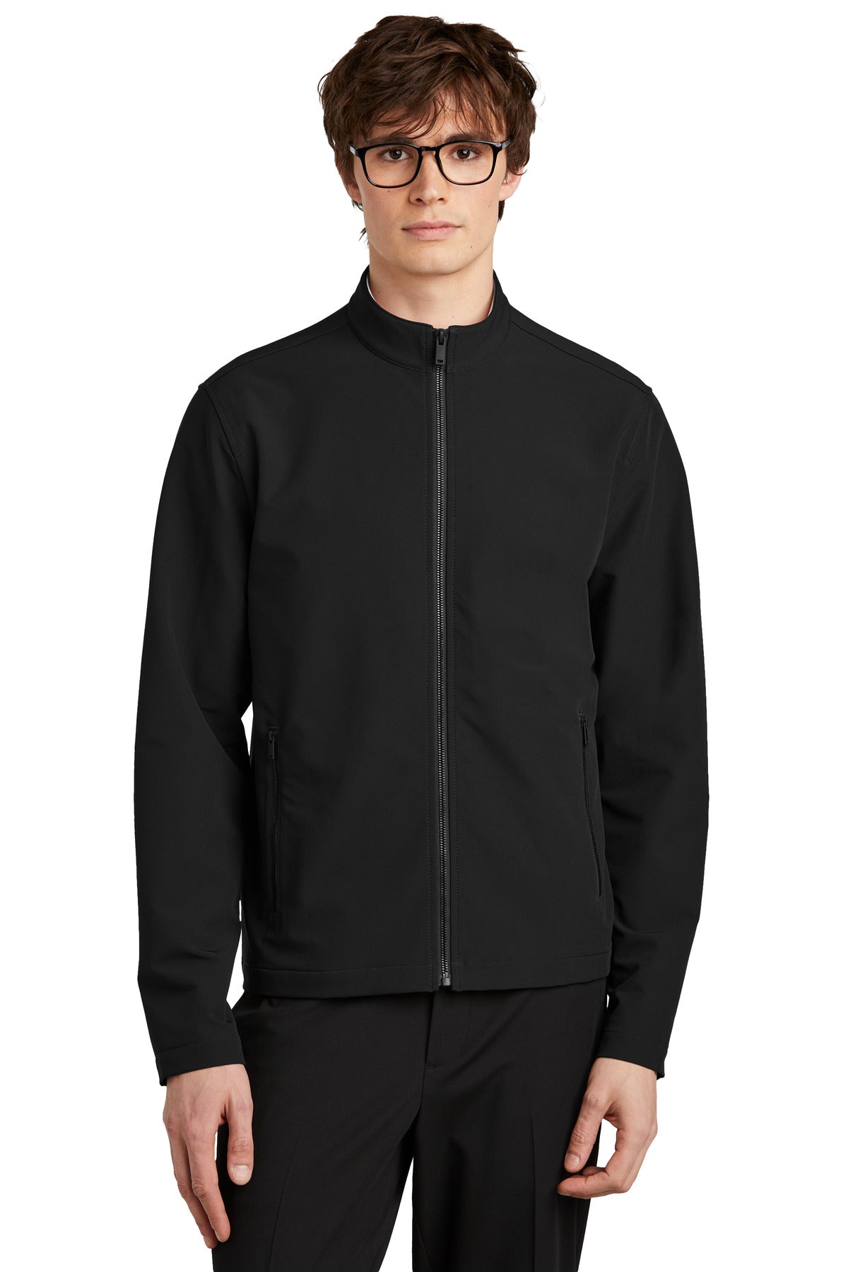 Mercer+Mettle Stretch Soft Shell Jacket - Deep Black