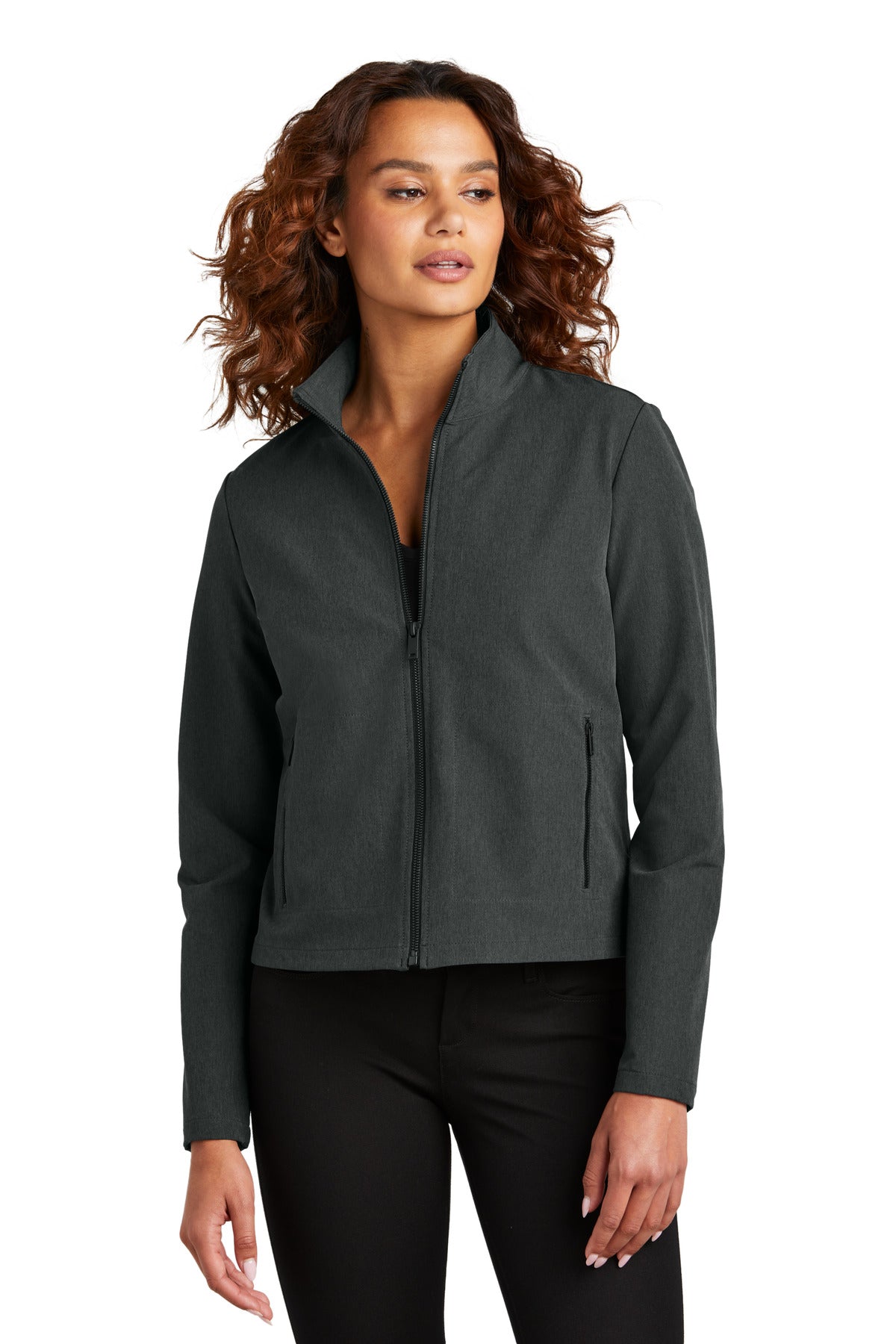 Mercer+Mettle Women's Stretch Soft Shell Jacket - Anchor Grey Heather
