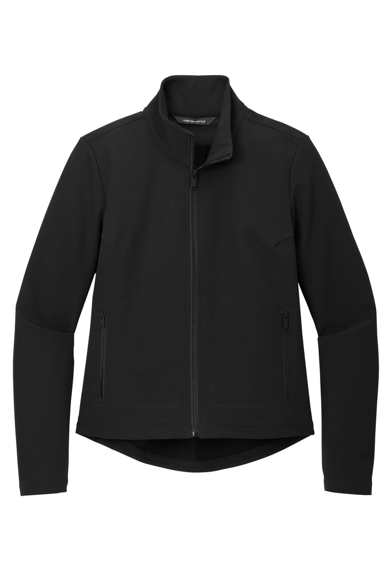 Mercer+Mettle Women's Stretch Soft Shell Jacket - Deep Black