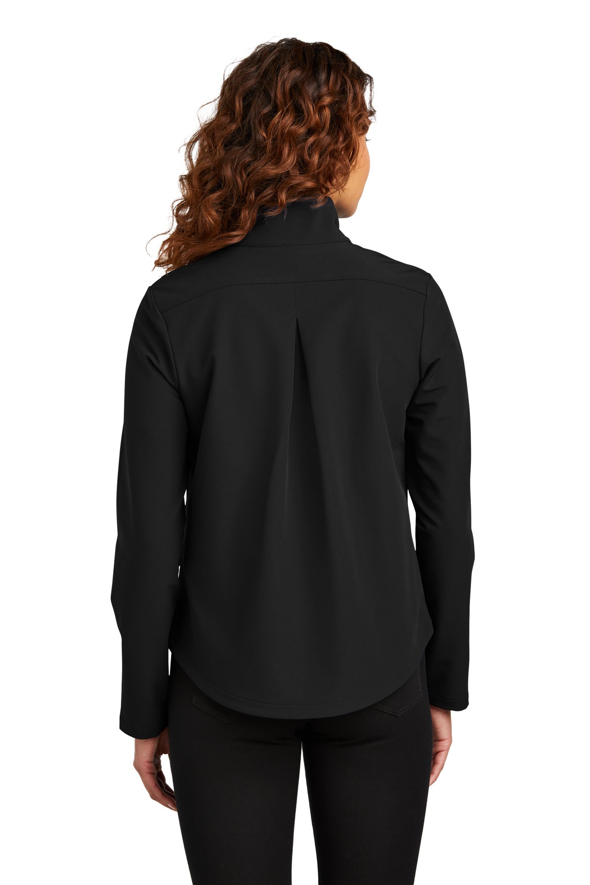 Mercer+Mettle Women's Stretch Soft Shell Jacket - Deep Black