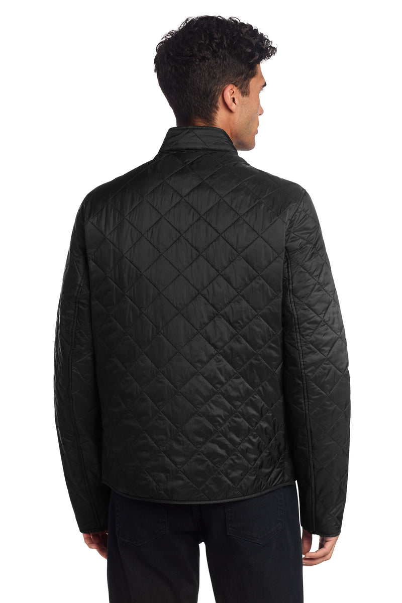 Mercer+Mettle Quilted Full-Zip Jacket - Deep Black