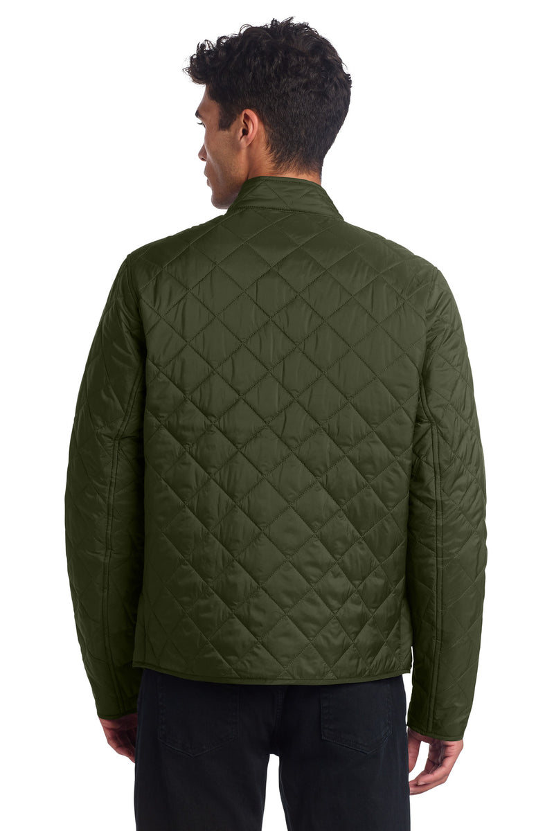 Mercer+Mettle Quilted Full-Zip Jacket - Townsend Green