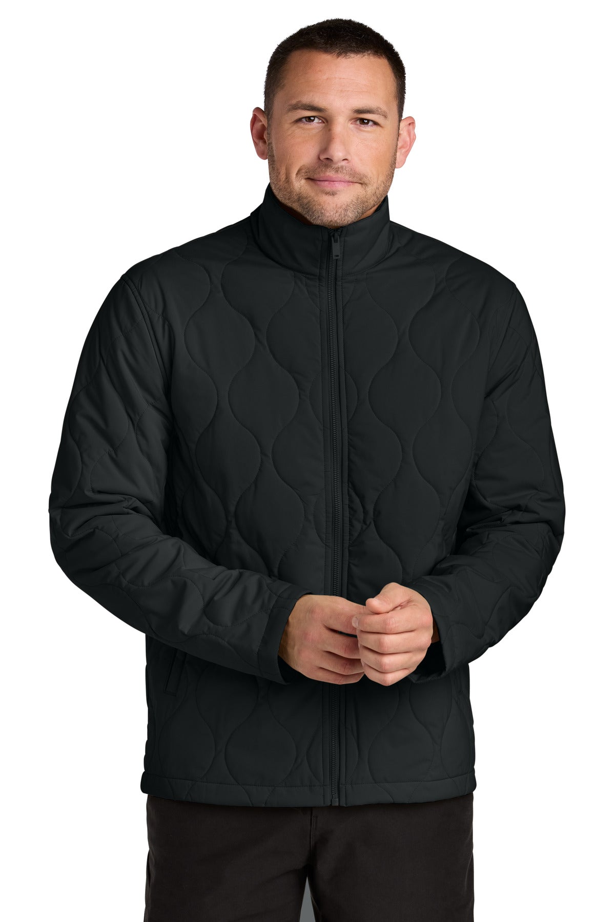 Mercer+Mettle Quilted Liner Jacket - Deep Black