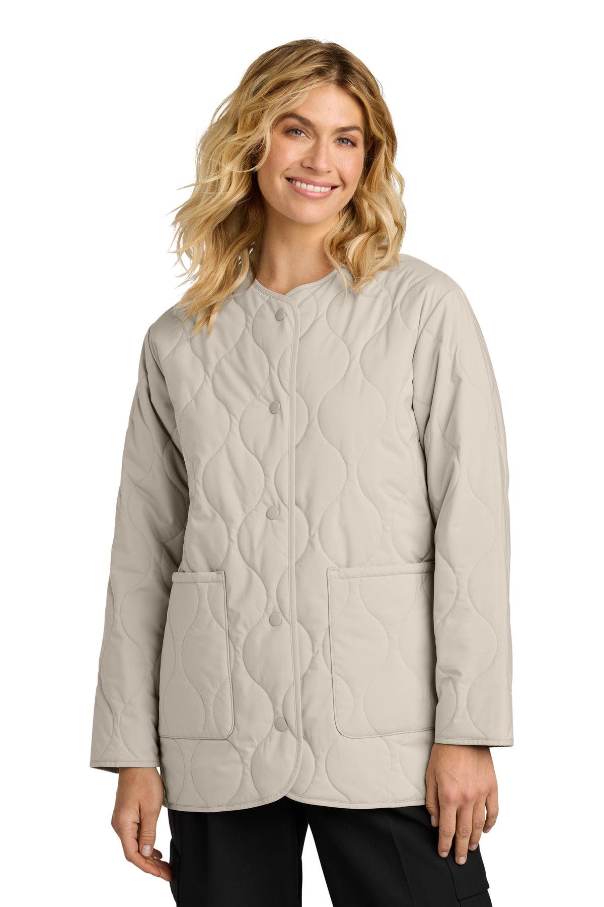 Mercer+Mettle Women's Quilted Liner Jacket - Almond