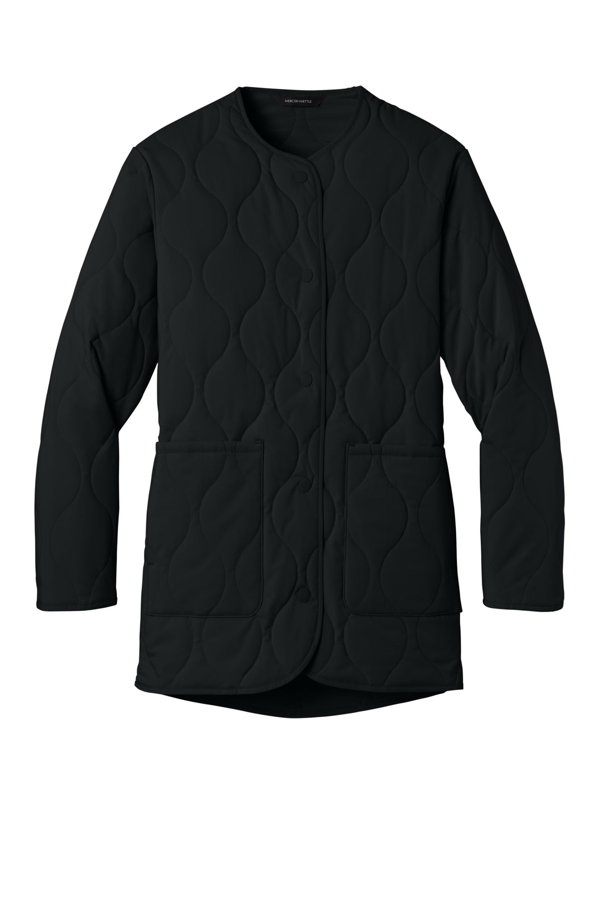 Mercer+Mettle Women's Quilted Liner Jacket - Deep Black