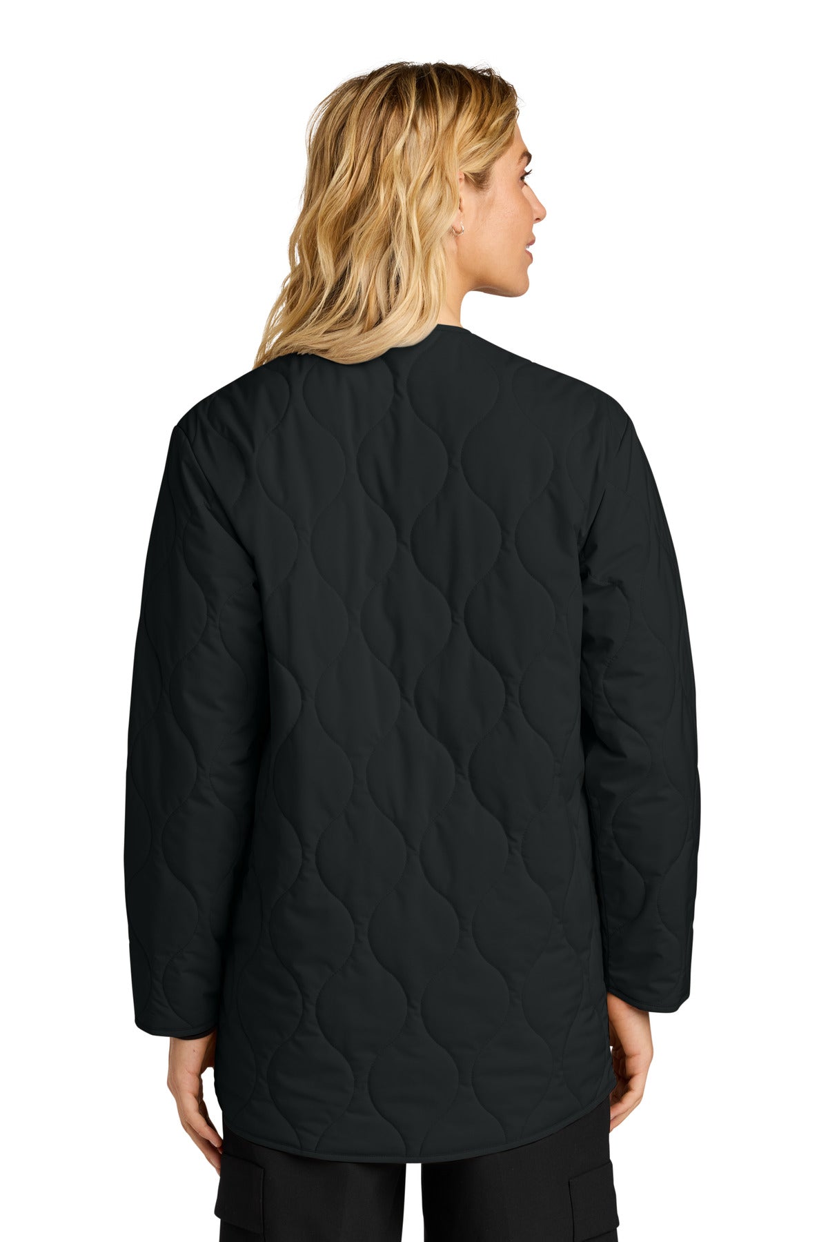 Mercer+Mettle Women's Quilted Liner Jacket - Deep Black