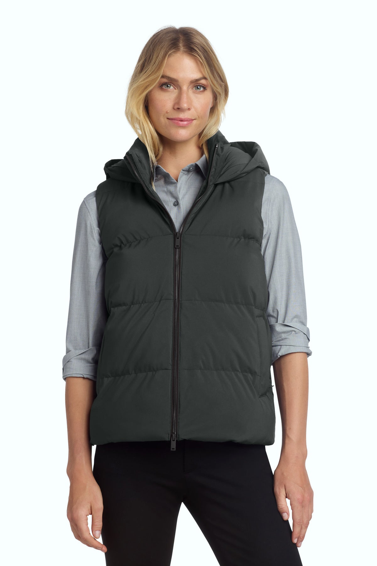 Mercer+Mettle Women's Puffy Vest - Anchor Grey