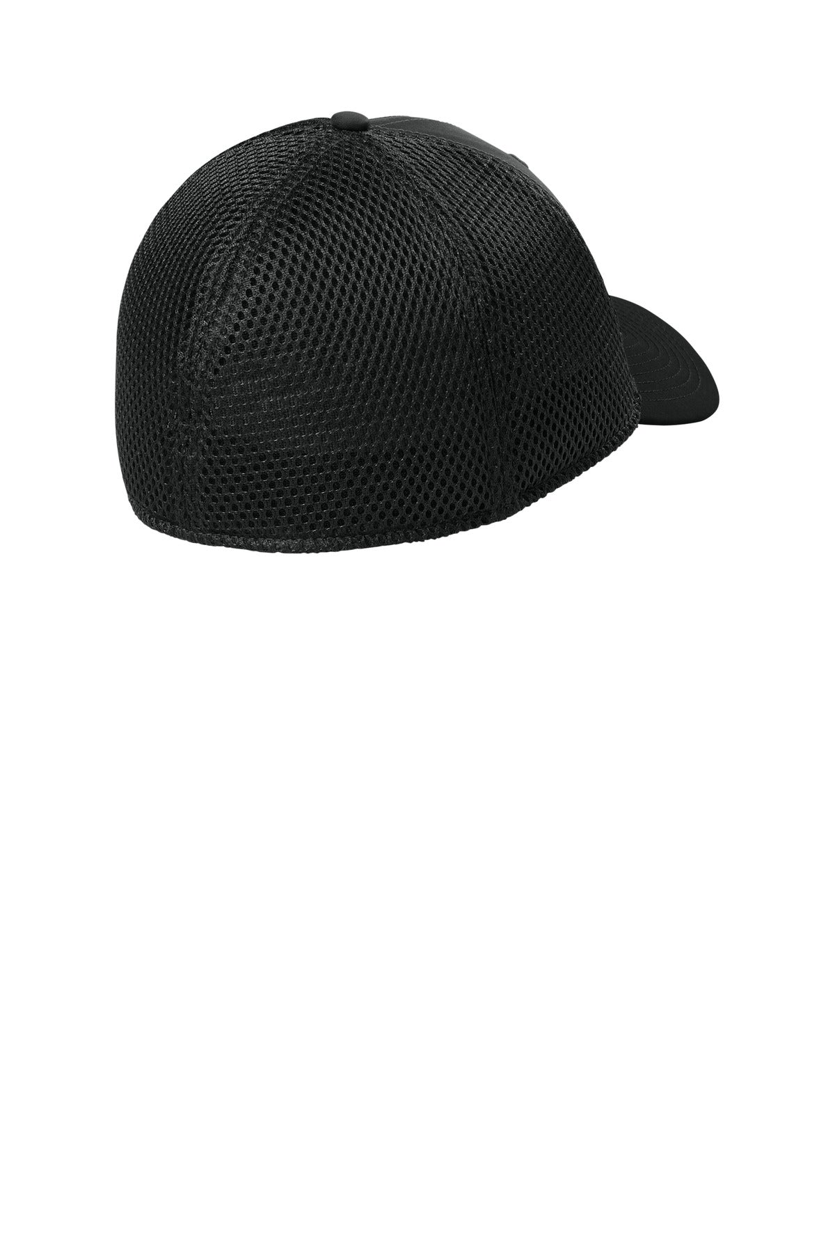 New Era 39THIRTY Performance Stretch Mesh Cap - Black