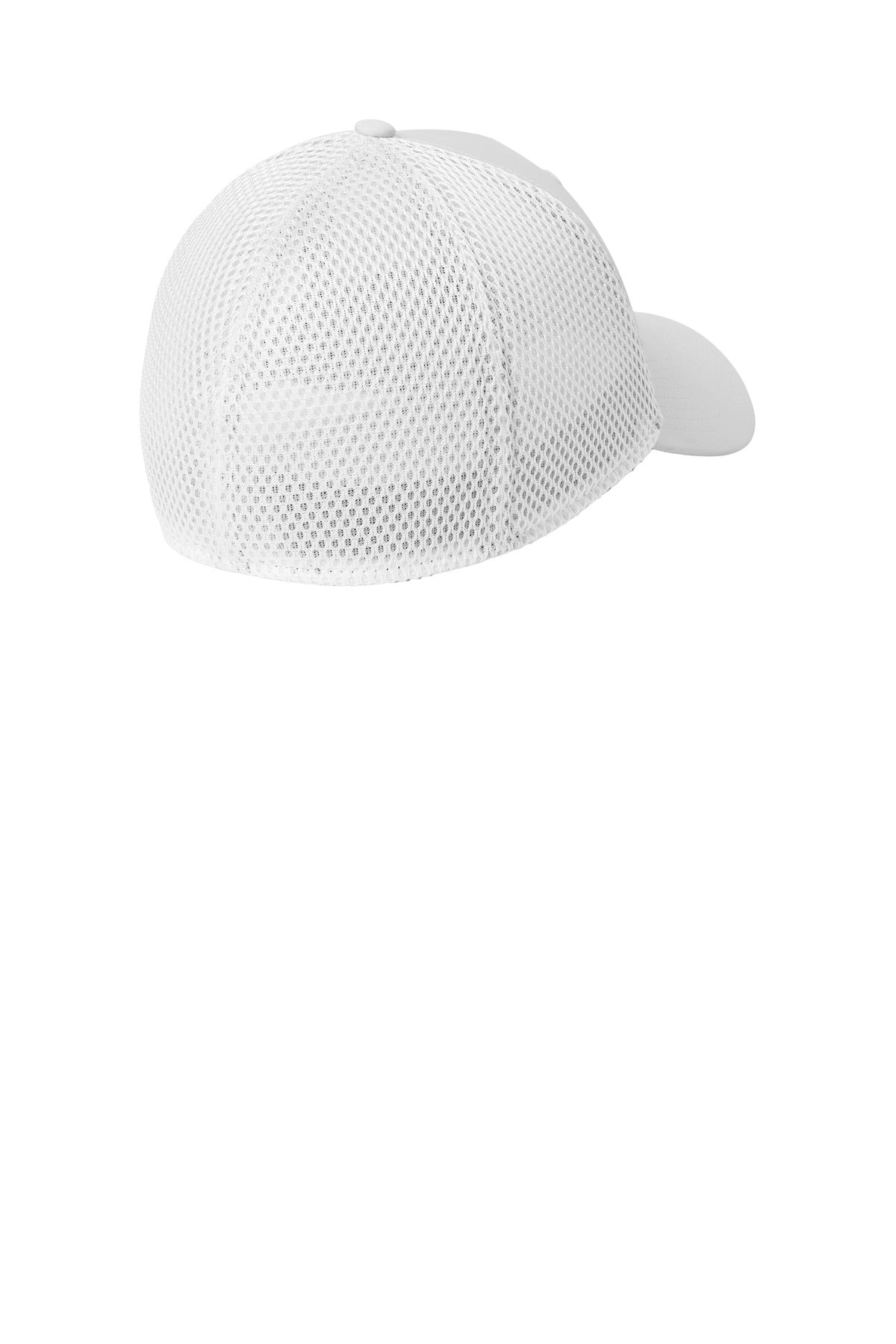 New Era 39THIRTY Performance Stretch Mesh Cap - White