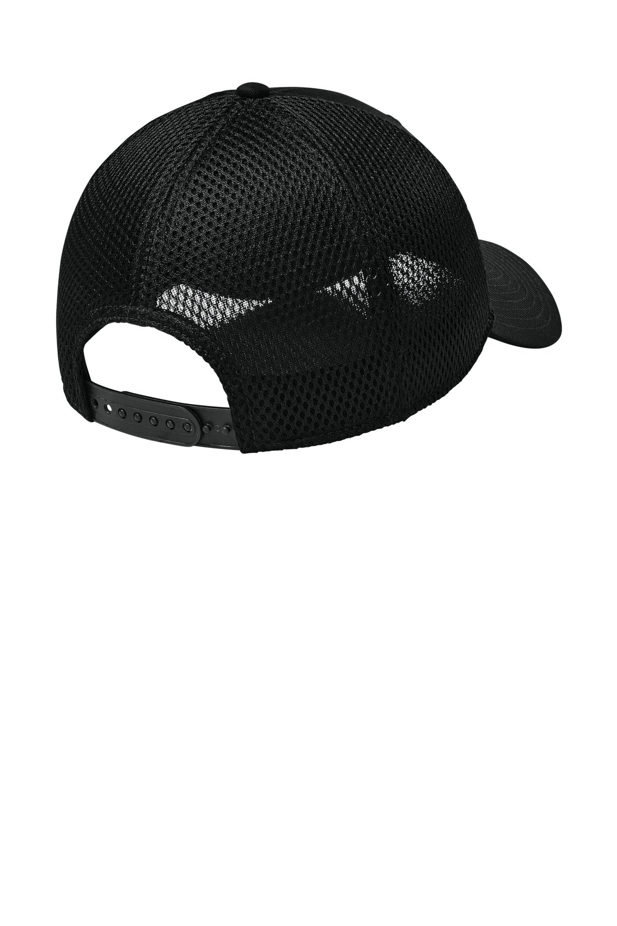 New Era Snapback Contrast Front Mesh Cap - Flag Black/ Black