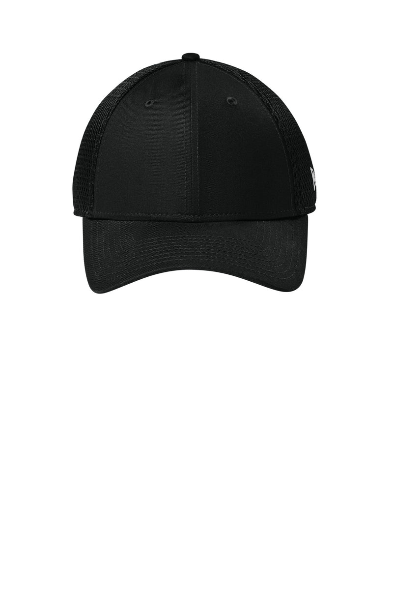 New Era Snapback Contrast Front Mesh Cap - Flag Black/ Black