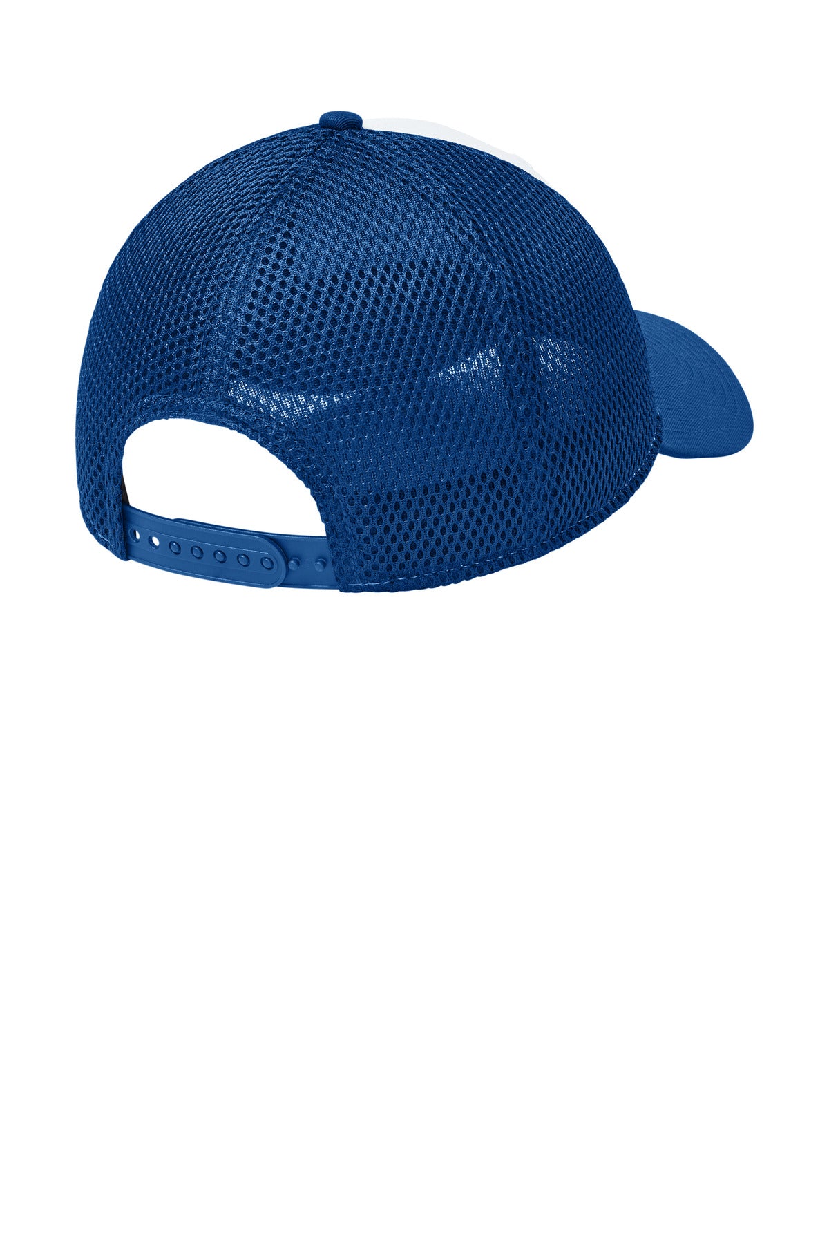 New Era Snapback Contrast Front Mesh Cap - Flag White/ Royal