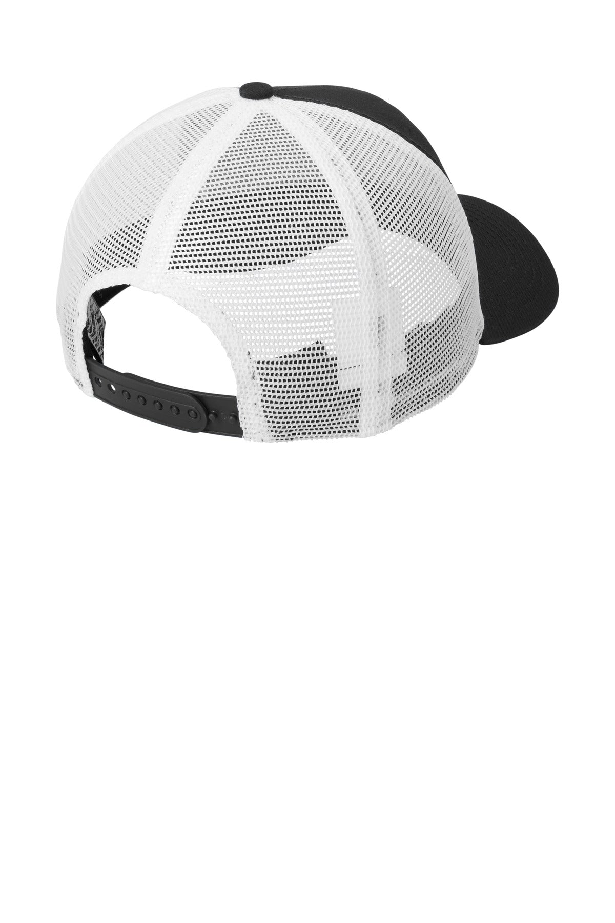 New Era Snapback Trucker Cap - Black/ White