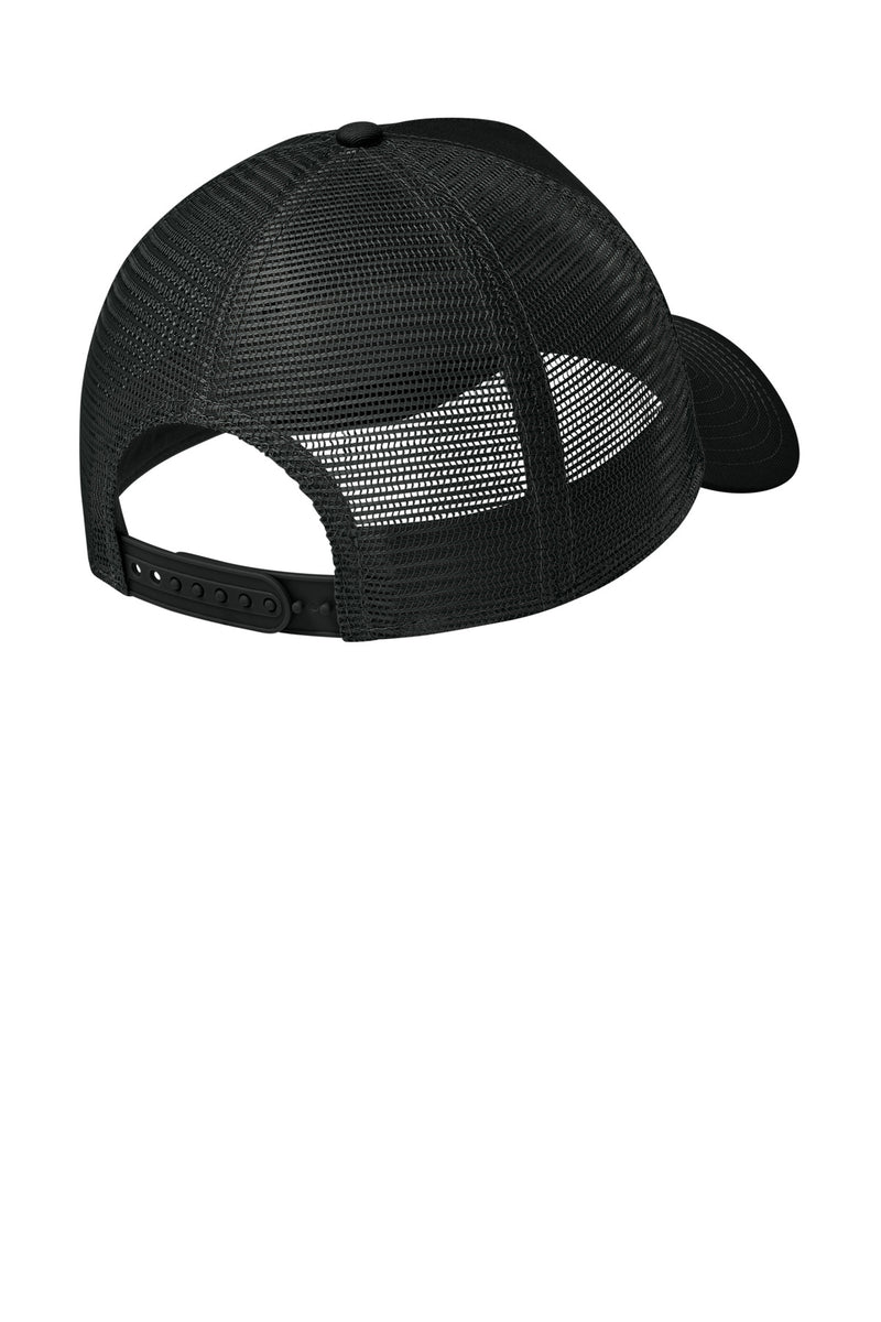 New Era Snapback Trucker Cap - Flag Black/ Black