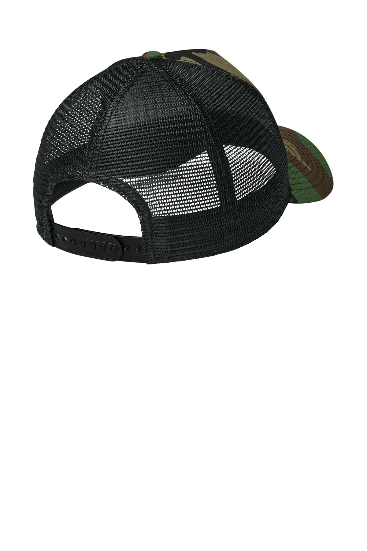 New Era Snapback Trucker Cap - Flag Camo/ Black