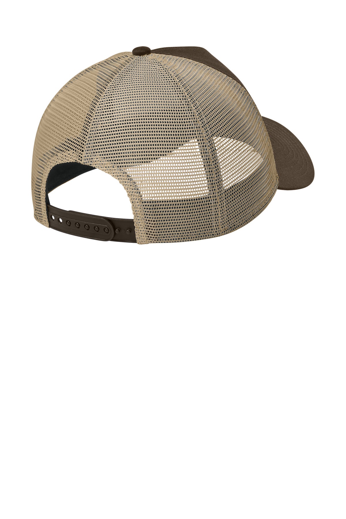 New Era Snapback Trucker Cap - Flag Chocolate/ Khaki
