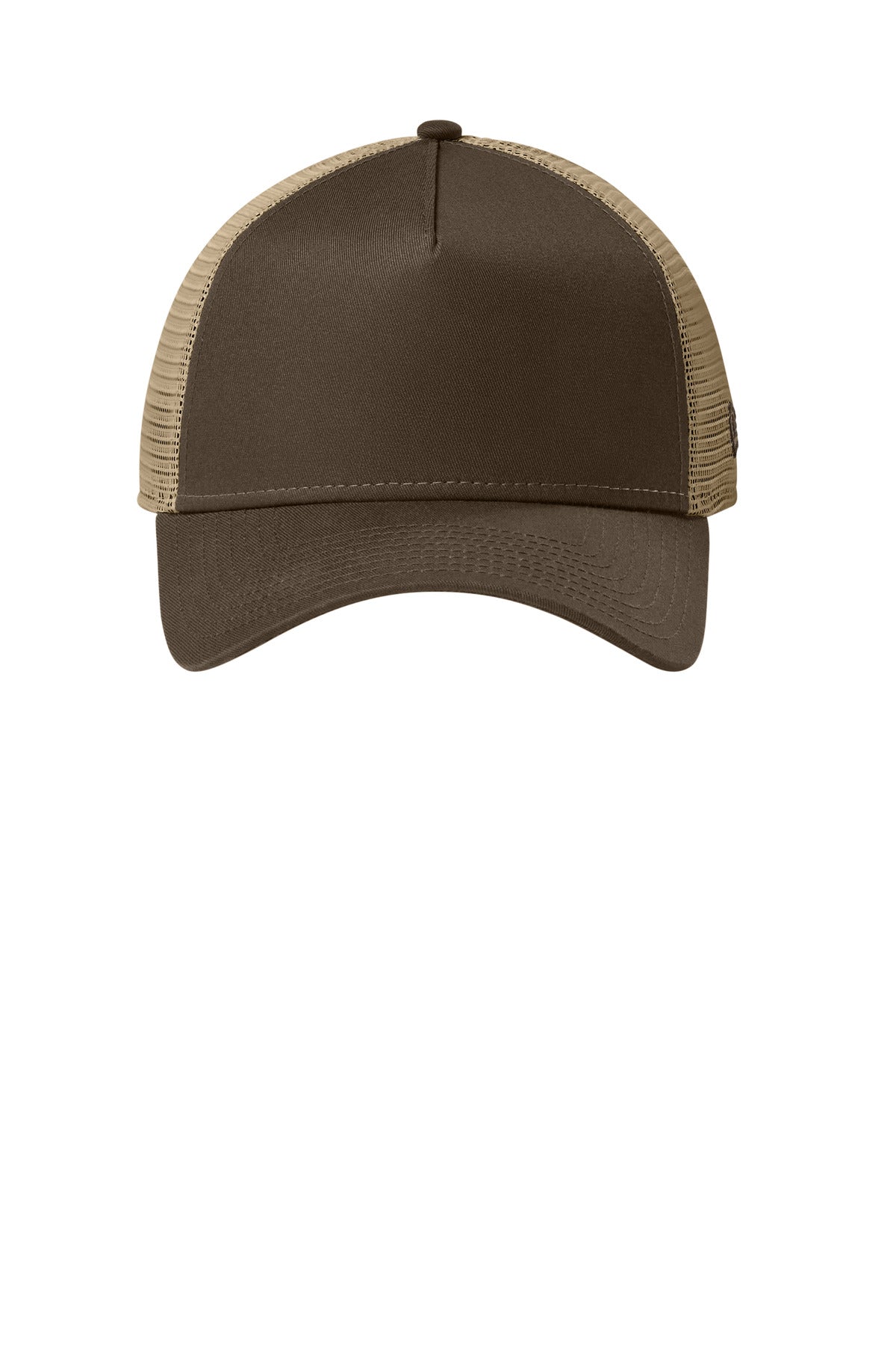 New Era Snapback Trucker Cap - Flag Chocolate/ Khaki
