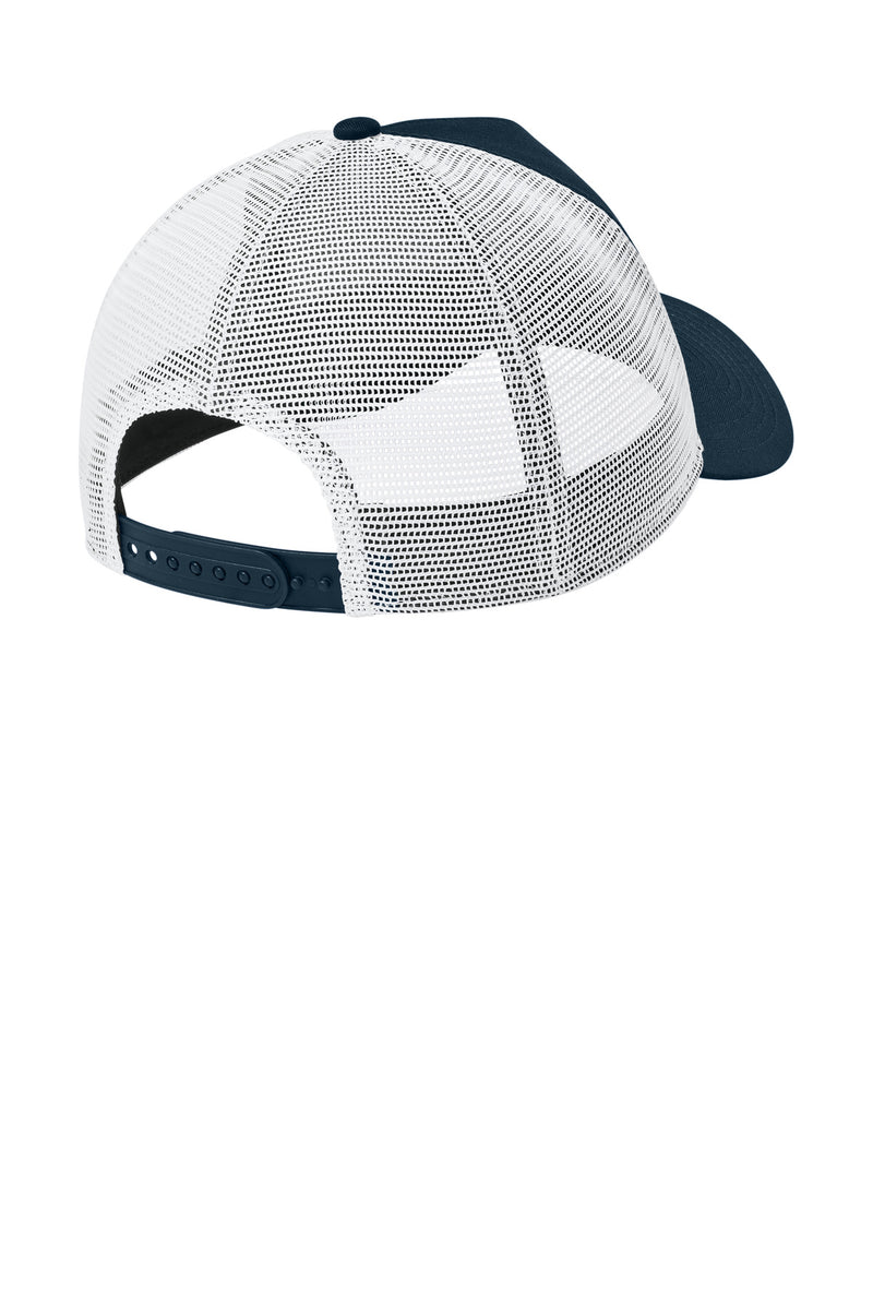 New Era Snapback Trucker Cap - Flag Deep Navy/ White