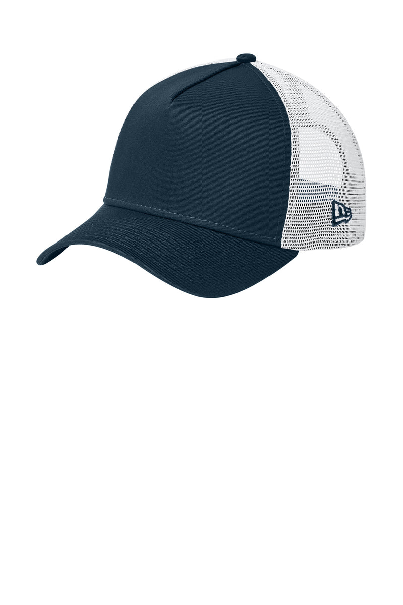 New Era Snapback Trucker Cap - Flag Deep Navy/ White