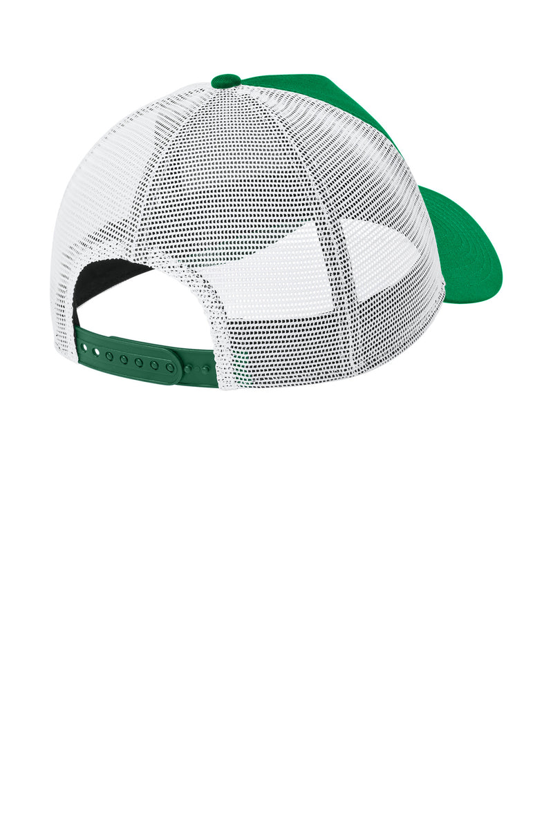New Era Snapback Trucker Cap - Flag Kelly/ White