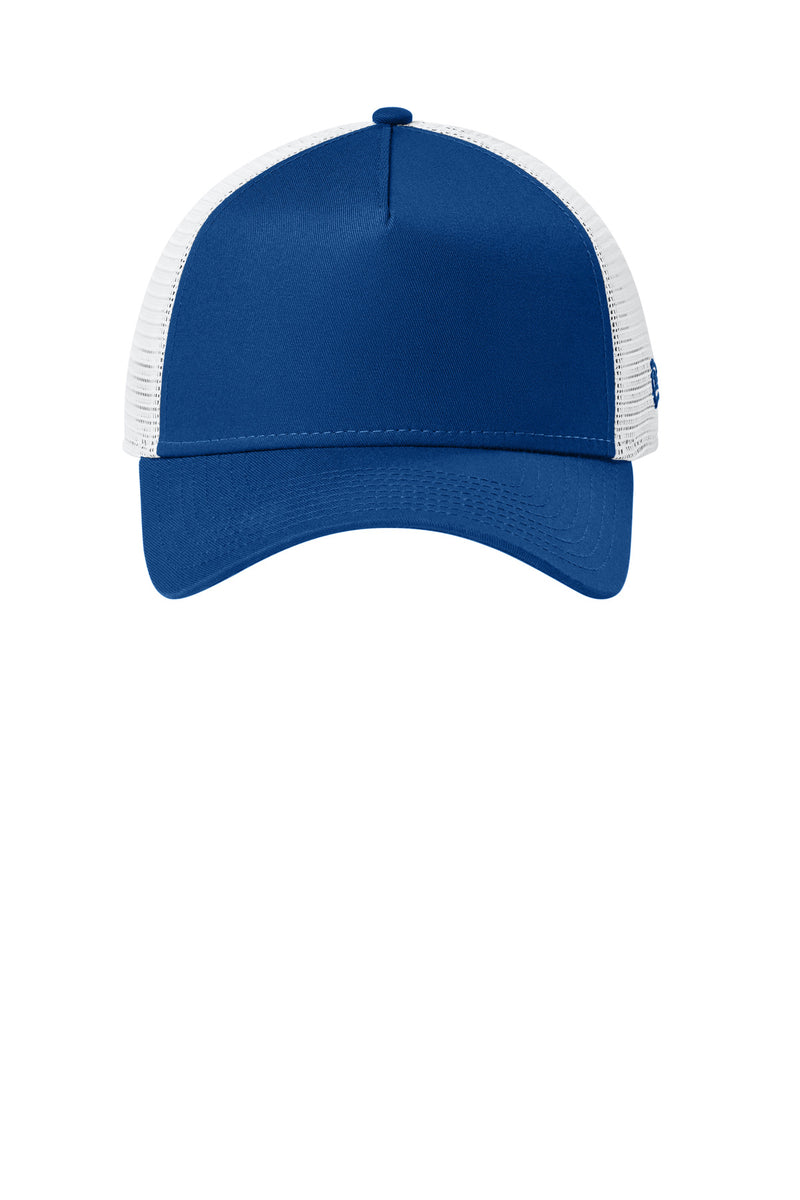 New Era Snapback Trucker Cap - Flag Royal/ White