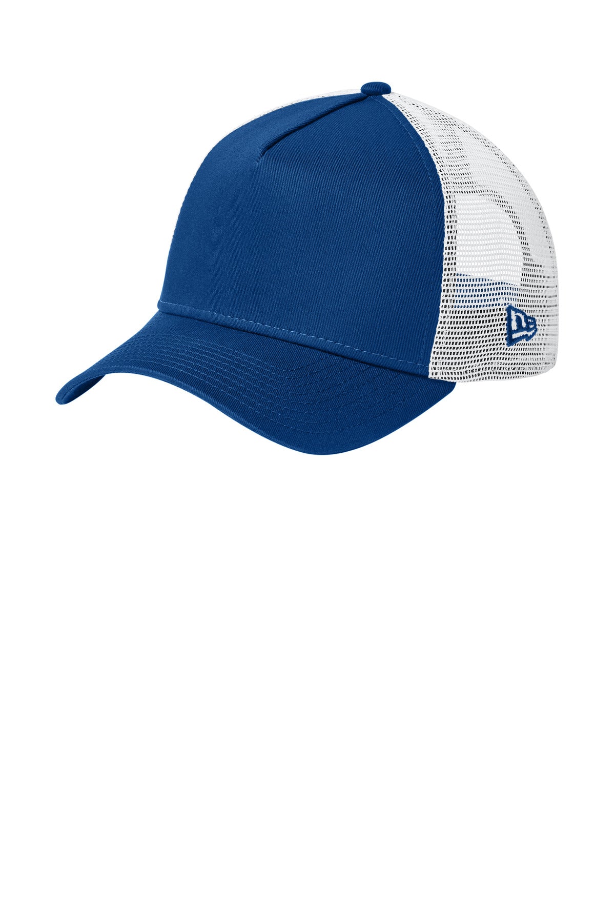 New Era Snapback Trucker Cap - Flag Royal/ White