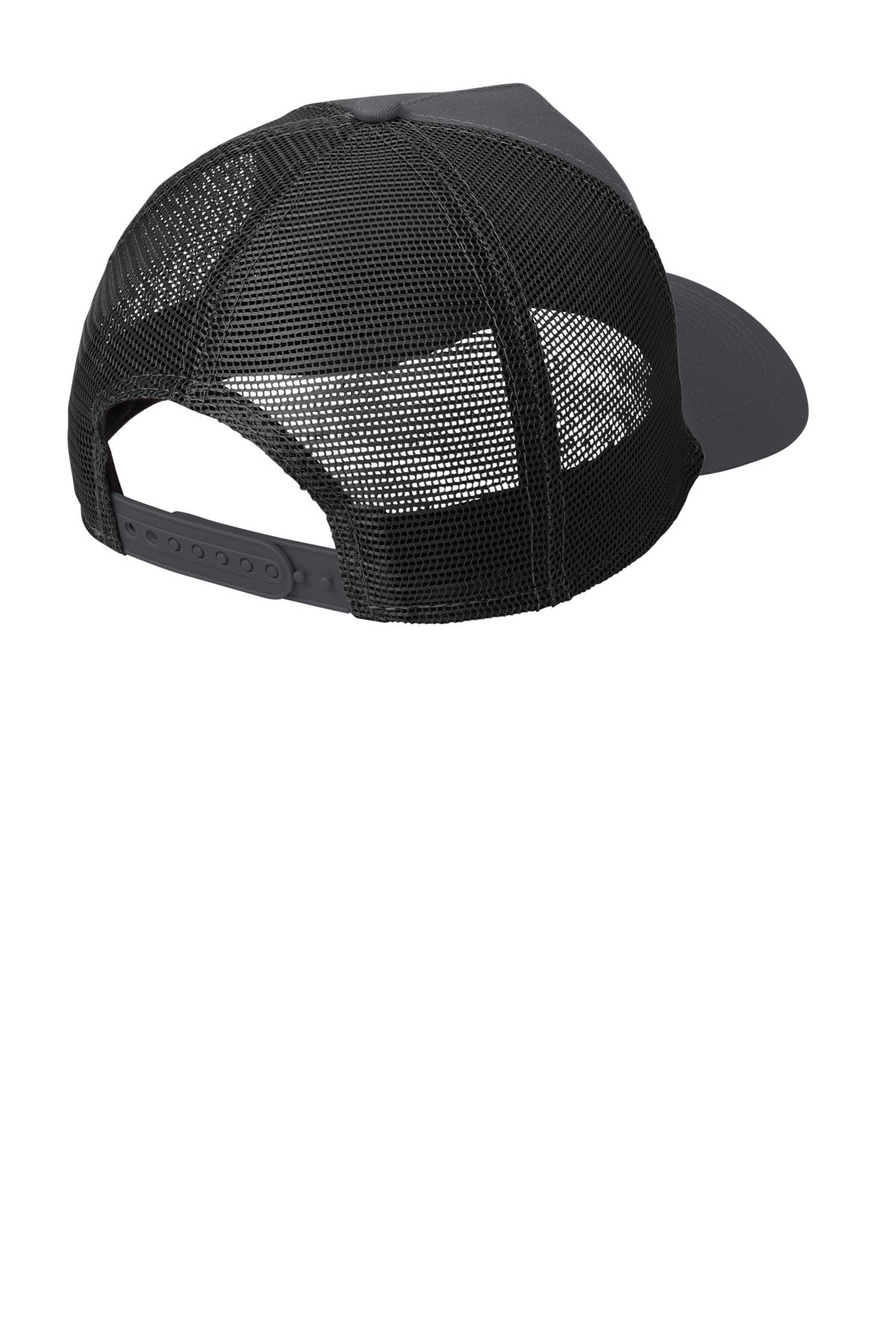 New Era Snapback Trucker Cap - Graphite/ Black