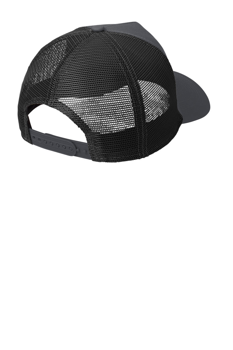 New Era Snapback Trucker Cap - Graphite/ Black