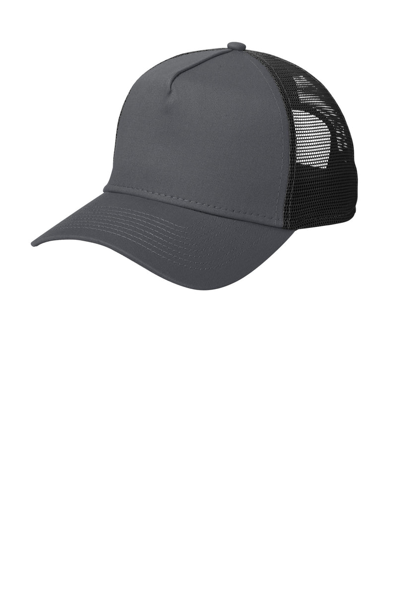 New Era Snapback Trucker Cap - Graphite/ Black