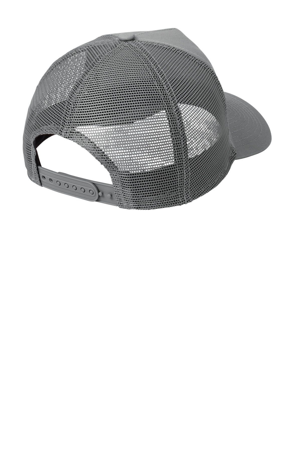 New Era Snapback Trucker Cap - Grey/ Grey