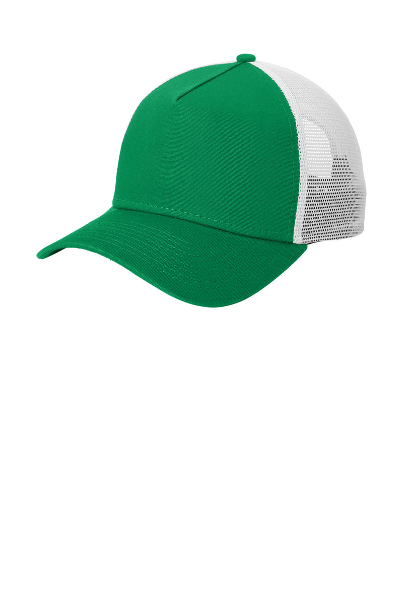New Era Snapback Trucker Cap - Kelly/ White