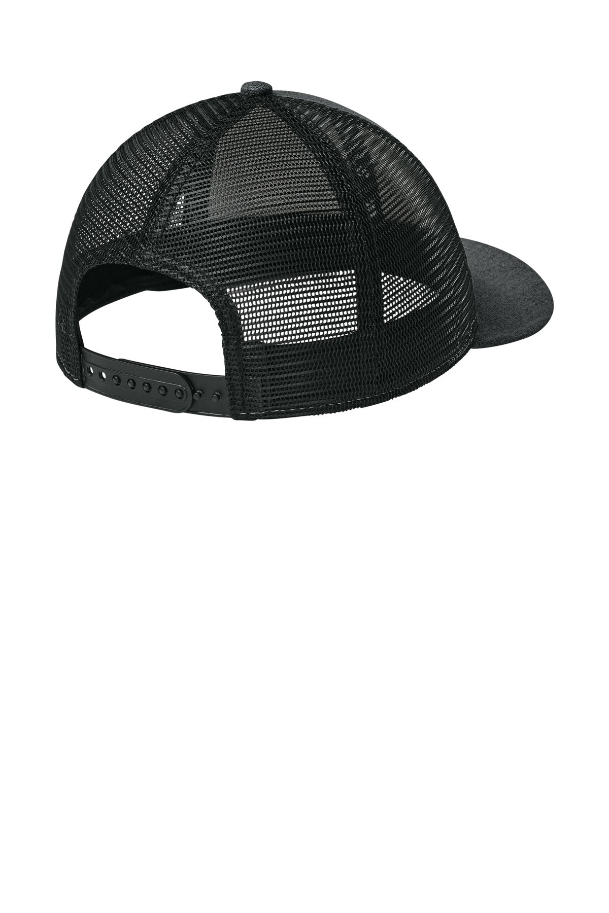 New Era   Snapback Low Profile Trucker Cap - Flag Heather Graphite/ Black
