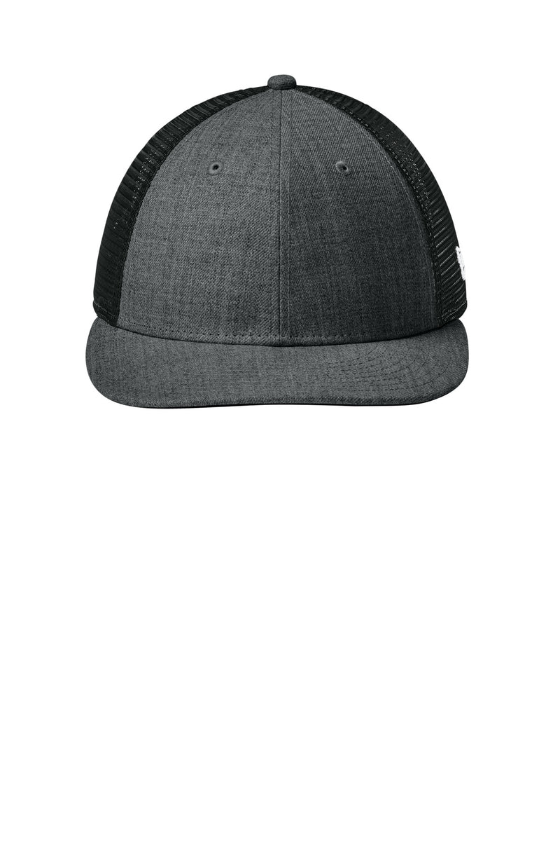 New Era   Snapback Low Profile Trucker Cap - Flag Heather Graphite/ Black