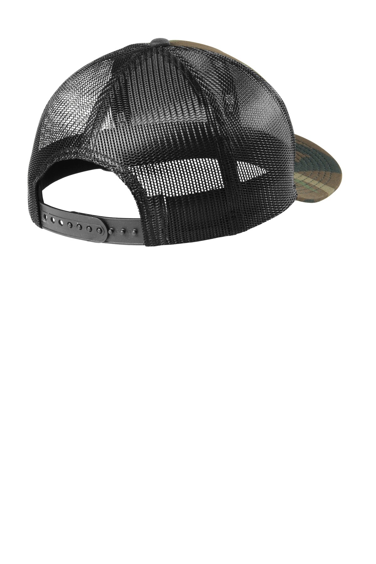 New Era   Snapback Low Profile Trucker Cap - Camo/ Black