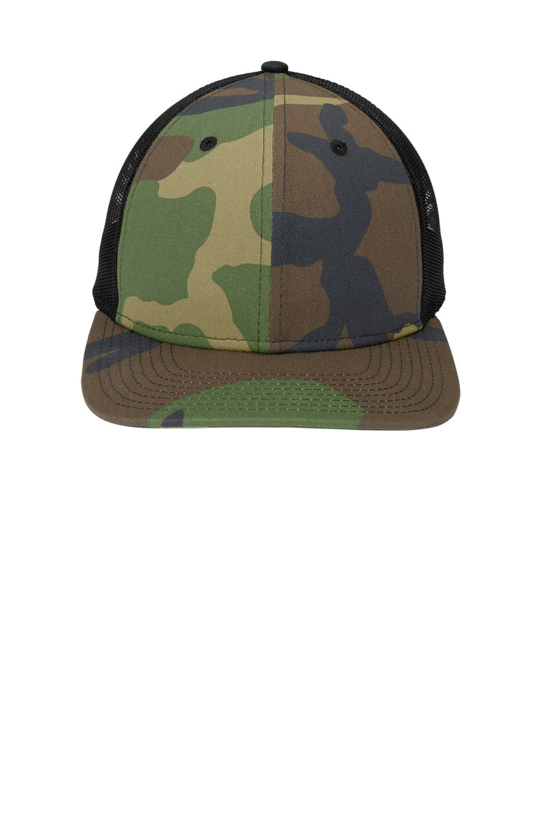 New Era   Snapback Low Profile Trucker Cap - Camo/ Black