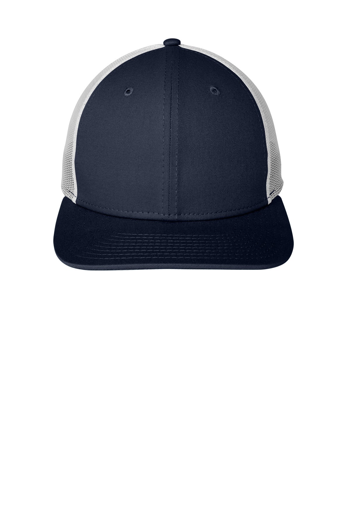 New Era   Snapback Low Profile Trucker Cap - Deep Navy/ White