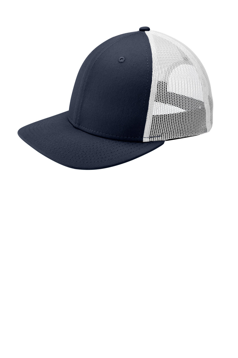 New Era   Snapback Low Profile Trucker Cap - Deep Navy/ White