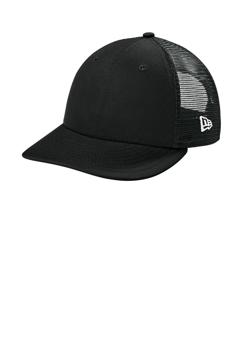 New Era   Snapback Low Profile Trucker Cap - Flag Black